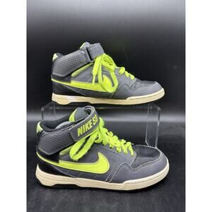 Nike SB Mogan Mid 2 Jr Grey Black Neon Green 645025-007 Youth Size 2Y